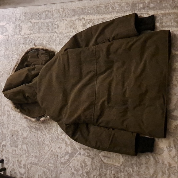 BGBG GENERATION Faux-Fur Trim Hooded Anorak Puffer Coat Size XS - Picture 8 of 8